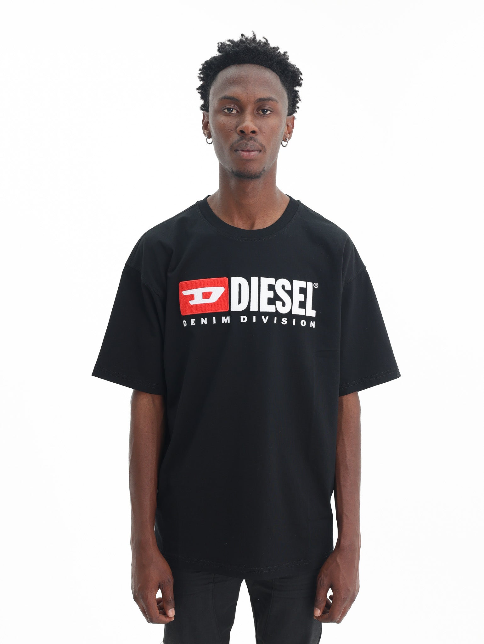 Diesel T-Shirt T-Boxt Div Relaxed Black